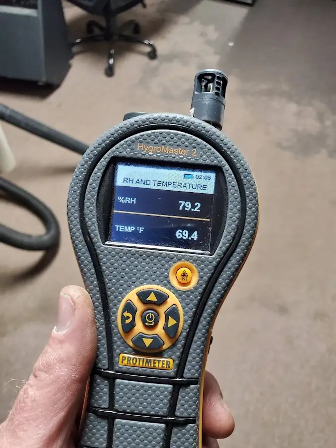Moisture meter humidity assessment for Mold Remediation & Removal in Huron